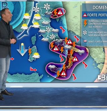 Weekend di pioggia e neve sulle Alpi e in pianura. Ma non nel bresciano