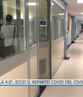 Ecco “Scala 4.0” il reparto Covid ipertecnologico del Civile. Pronti i primi 32 posti letto. Vi portiamo in corsia