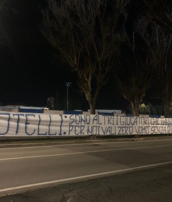 Curva Nord Vs Balotelli, “Sono altri i giocatori che hanno amato questa città. Per noi vali zero….”