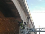 Cavalcavia Kennedy danneggiato? Verifiche in corso