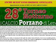 Salta il Torneo di Porzano, “Una scelta dolorosa, arrivederci al 2022”