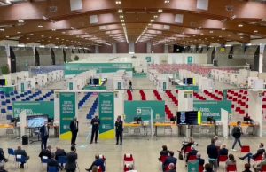 L’hub in fiera cresce, coperti tutti gli oltre 15.000 metri con le linee vaccinali