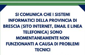 Problemi tecnici per la Provincia: down sito, email e telefoni