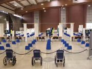 L’hub in fiera (ridotto) sarà attivo fino a fine settembre