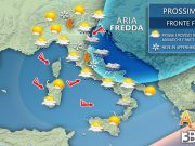 Freddo e vento forte, è arrivato l’inverno tardivo