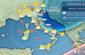Freddo e vento forte, è arrivato l’inverno tardivo