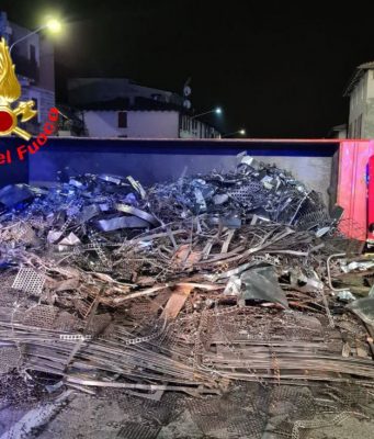 Ribaltamento a Villa Carcina, ferito in maniera non grave l’autista