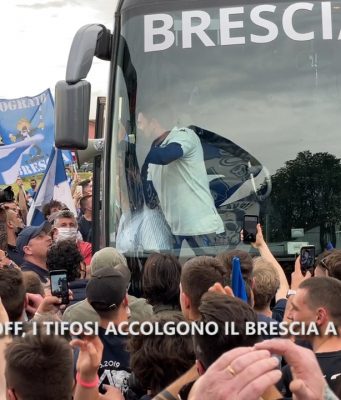 Brescia nei Play Off, l’entusiasmo dei i tifosi a Torbole