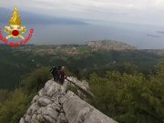 Salvati dai Vigili del Fuoco due alpinisti bloccati sul Pizzocolo