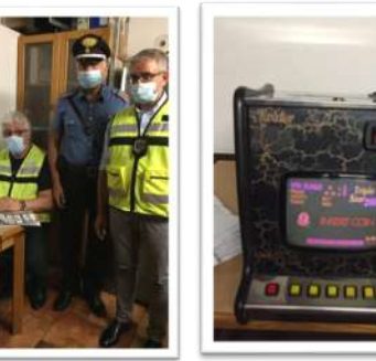 Apparecchio da gioco illegale in un bar di Lumezzane