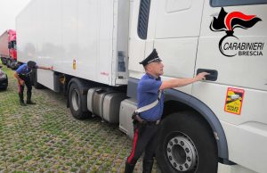 4 clandestini in un conteiner provenienti dalla Serbia bloccati a Bassano Bresciano