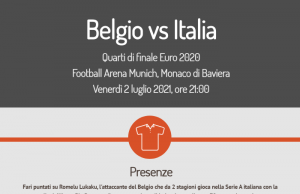 Belgio – Italia , l’ultimo precedente ai quarti nel 1972