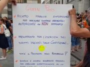 Manifestazione contro il Green Pass in Piazza Vittoria: giro di vite sugli organizzatori