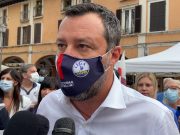 Salvini a Brescia per la prima volta annuncia “mi vaccinerò ad agosto”