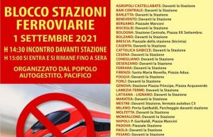 I no green pass, “bloccheremo le stazioni il 1° settembre”