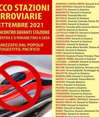 I no green pass, “bloccheremo le stazioni il 1° settembre”