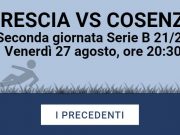 Brescia – Cosenza, i precedenti. Rondinelle in serie positiva