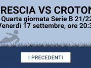 Brescia vs Crotone, statistiche e precedenti che sorridono al Rigamonti