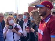 Marcell Jacobs inaugura la pista di Atletica Gabre Gabric a Sanpolino VIDEO