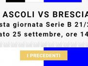Ascoli – Brescia, i precedenti sorridono agli avversari