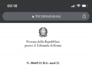 Forza Nuova, la Polizia oscura e sequestra il sito web