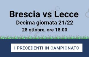 Con il Lecce, Brescia in serie postiva al Rigamonti