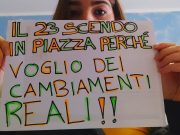 #il23scendoinpiazza, dalle 10 lo sciopero degli studenti
