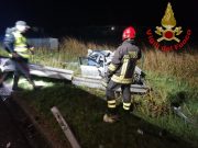 Incidente in A4 nella notte. Una persona in gravi condizioni
