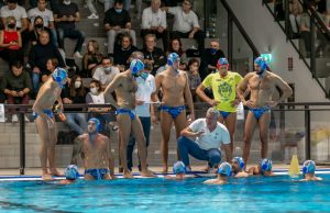 L’AN torna in Champions, stavolta contro il Belgrado il gruppo dei giocatori dell'AN Brescia insieme a coach Bovo