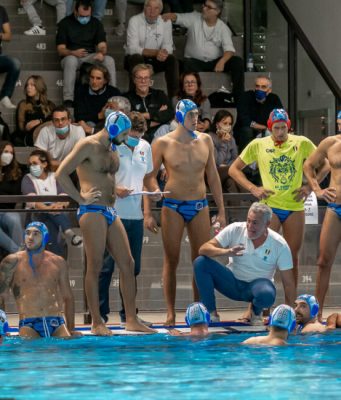 L’AN torna in Champions, stavolta contro il Belgrado il gruppo dei giocatori dell'AN Brescia insieme a coach Bovo