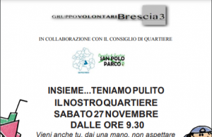 San Polo Parco, inizia “Teniamo pulito il nostro quartiere”