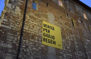 Un nuovo striscione dedicato a Giulio Regeni