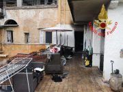Stufa a gas in avaria: nell’appartamento scoppia l’incendio