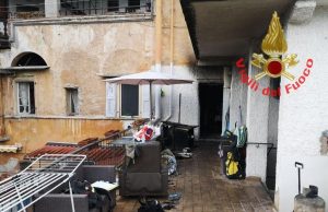 Stufa a gas in avaria: nell’appartamento scoppia l’incendio