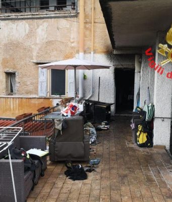 Stufa a gas in avaria: nell’appartamento scoppia l’incendio