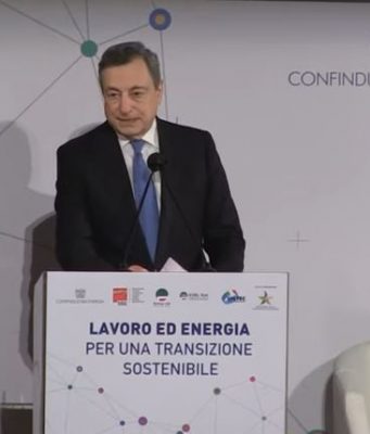 Draghi: “Pronti a intervenire contro i rincari energetici”
