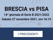 Brescia – Pisa: scontro in vetta con i precedenti a favore