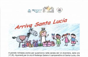 A Rodengo Saiano un pomeriggio con Santa Lucia