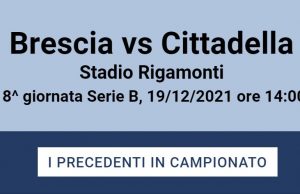 Il Brescia cerca la vetta nella sfida contro il Cittadella