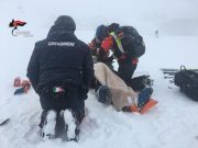 Carabinieri, tre persone soccorse sulle piste da sci