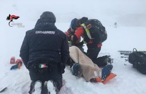 Carabinieri, tre persone soccorse sulle piste da sci