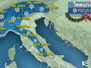 Neve all’immacolata anche in pianura
