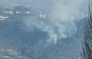 Botticino, nuovo incendio in zona San Gallo