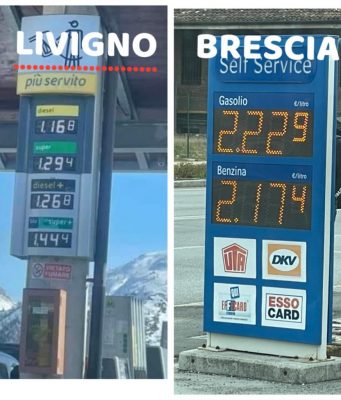 A Livigno benzina e gasolio costano quasi la metà