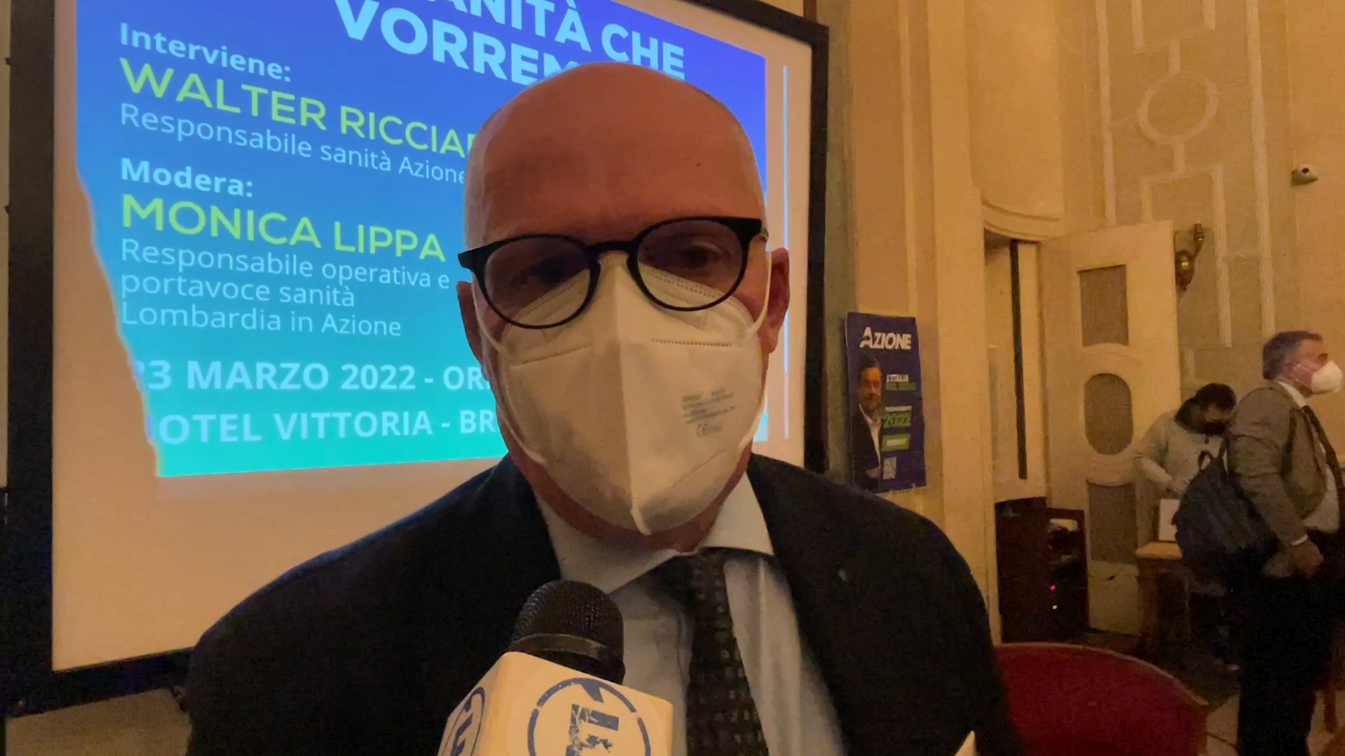 Ricciardi a Brescia lancia l’allarme “la campagna vaccinale si è fermata”