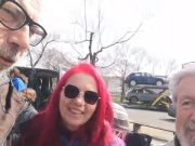 Cristiana, Alessandro, Pedro: di ritorno dall’Ucraina con 20 profughi