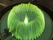 Giochi d’acqua e colori per il ritorno della fontana di piazzale Repubblica