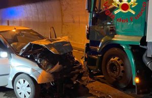 Frontale a Lonato. Anziano ricoverato al Civile