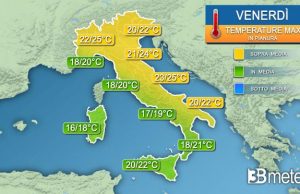 Fino a venerdì temperature in salita, ma poi nuovo calo