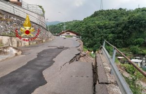 Frana Angolo Terme: 100.000 euro dalla Regione